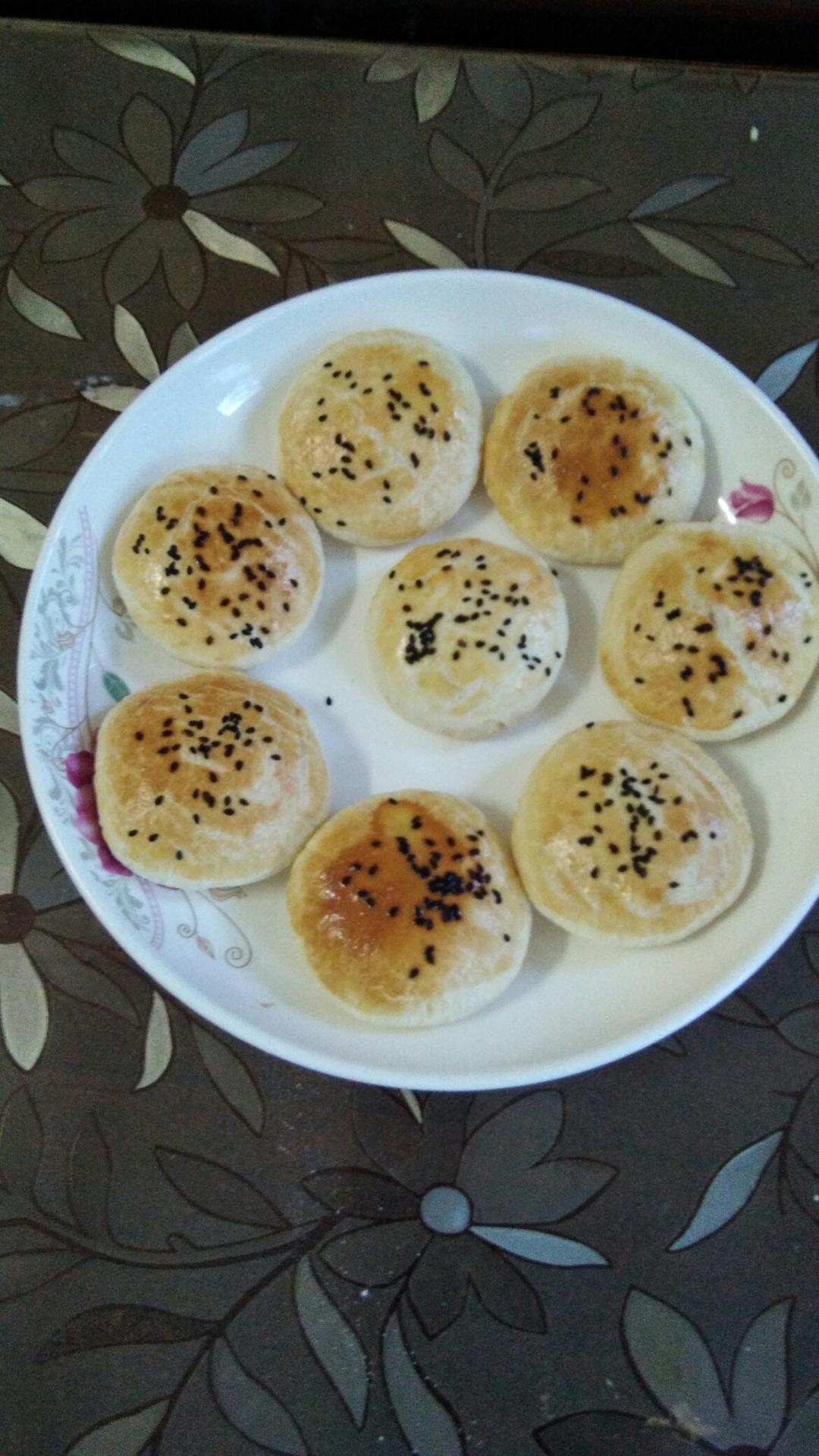 酥皮绿豆饼   酥得掉渣渣