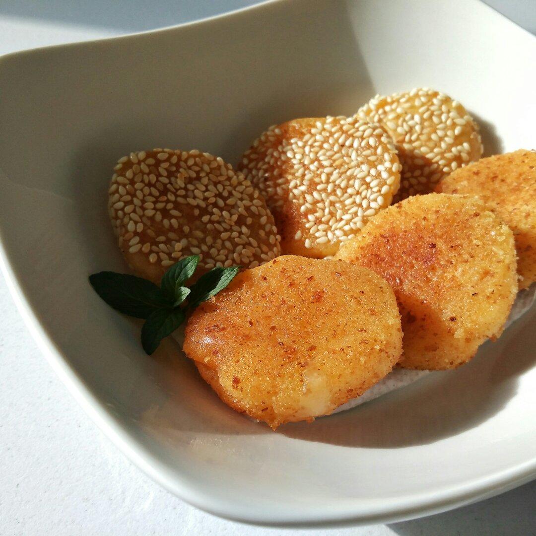 奶香爆浆南瓜饼