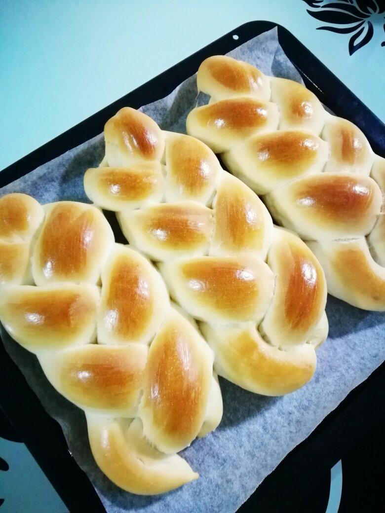 酸奶辫子面包（一次发酵）