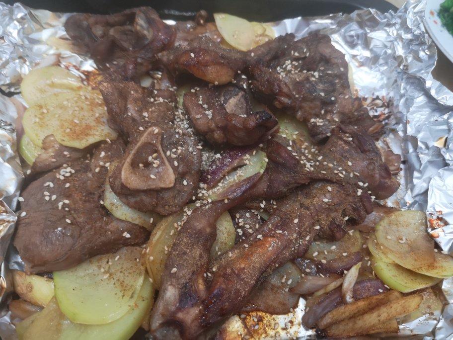 生烤羊腿家庭烤箱版