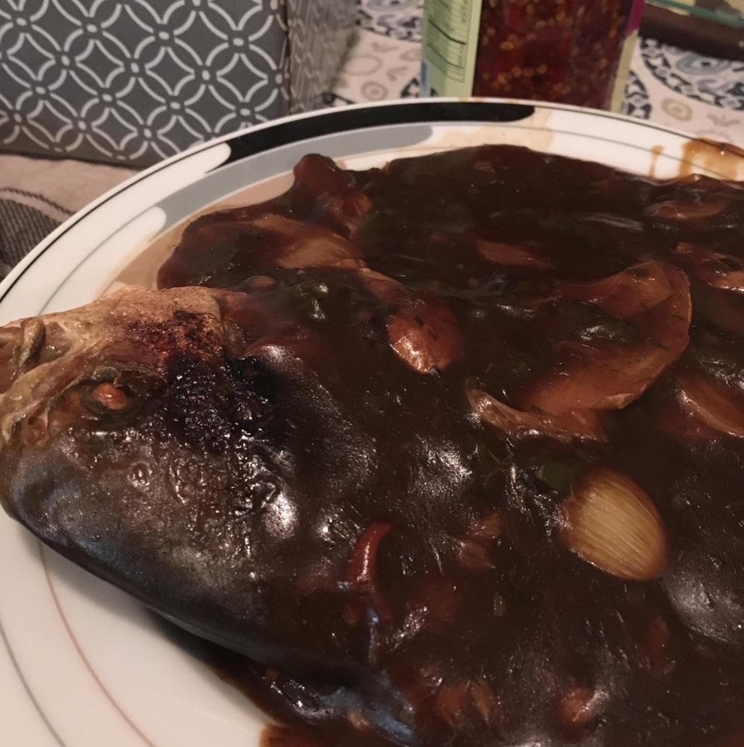 家常红烧鲳鱼