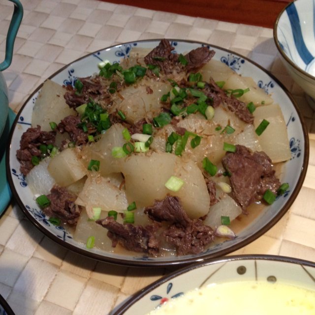 日式肉末煮萝卜