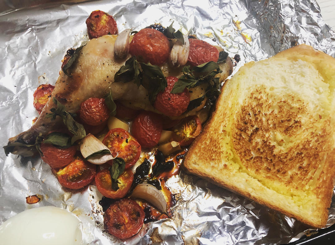 罗勒番茄蒜香烤鸡腿（来自庄祖宜）