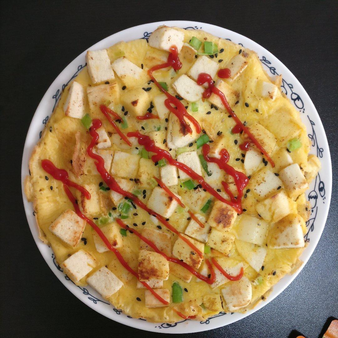 快手早餐新吃法:馒头摊鸡蛋