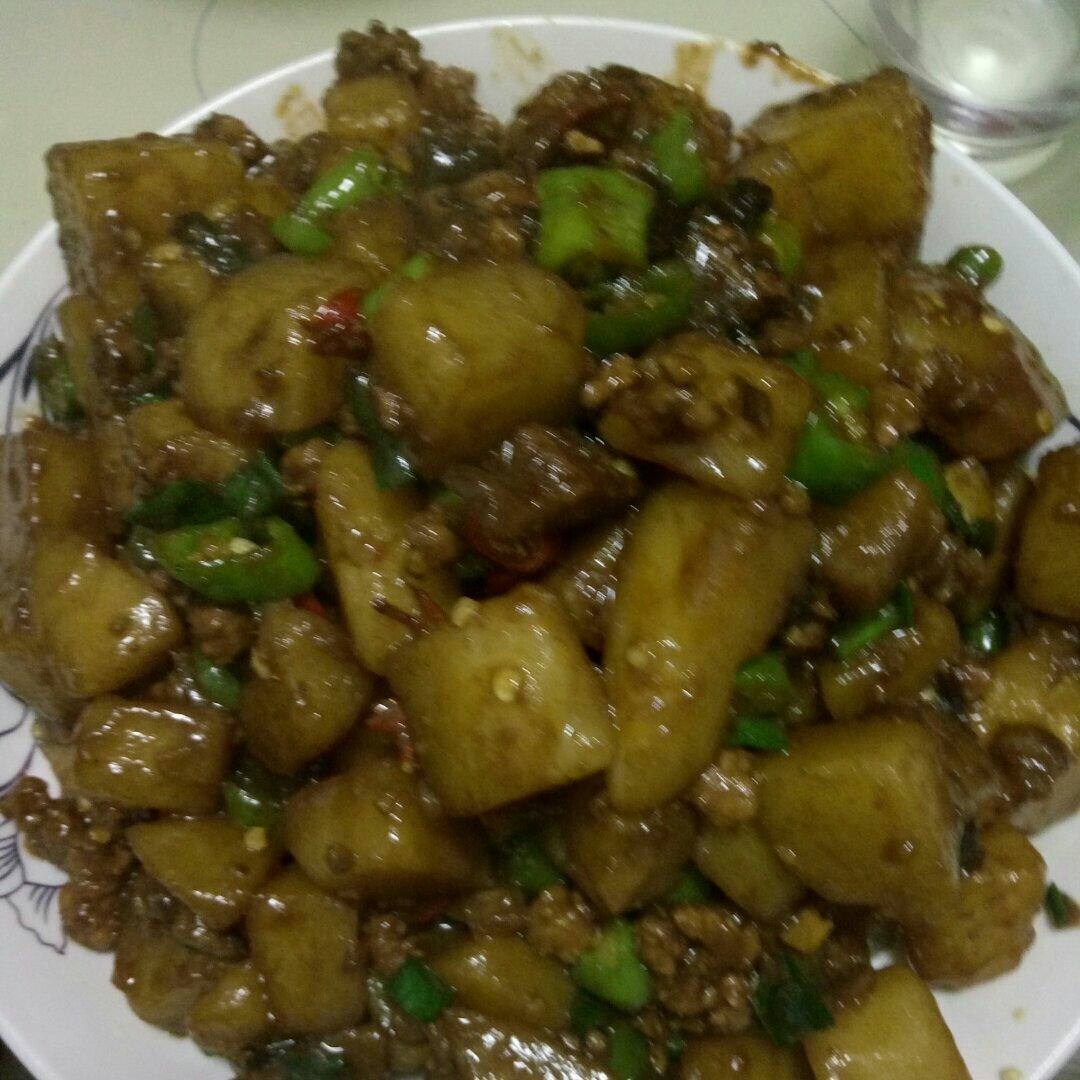 ㊙️香菇土豆肉沫拌饭❗️比外卖还好吃