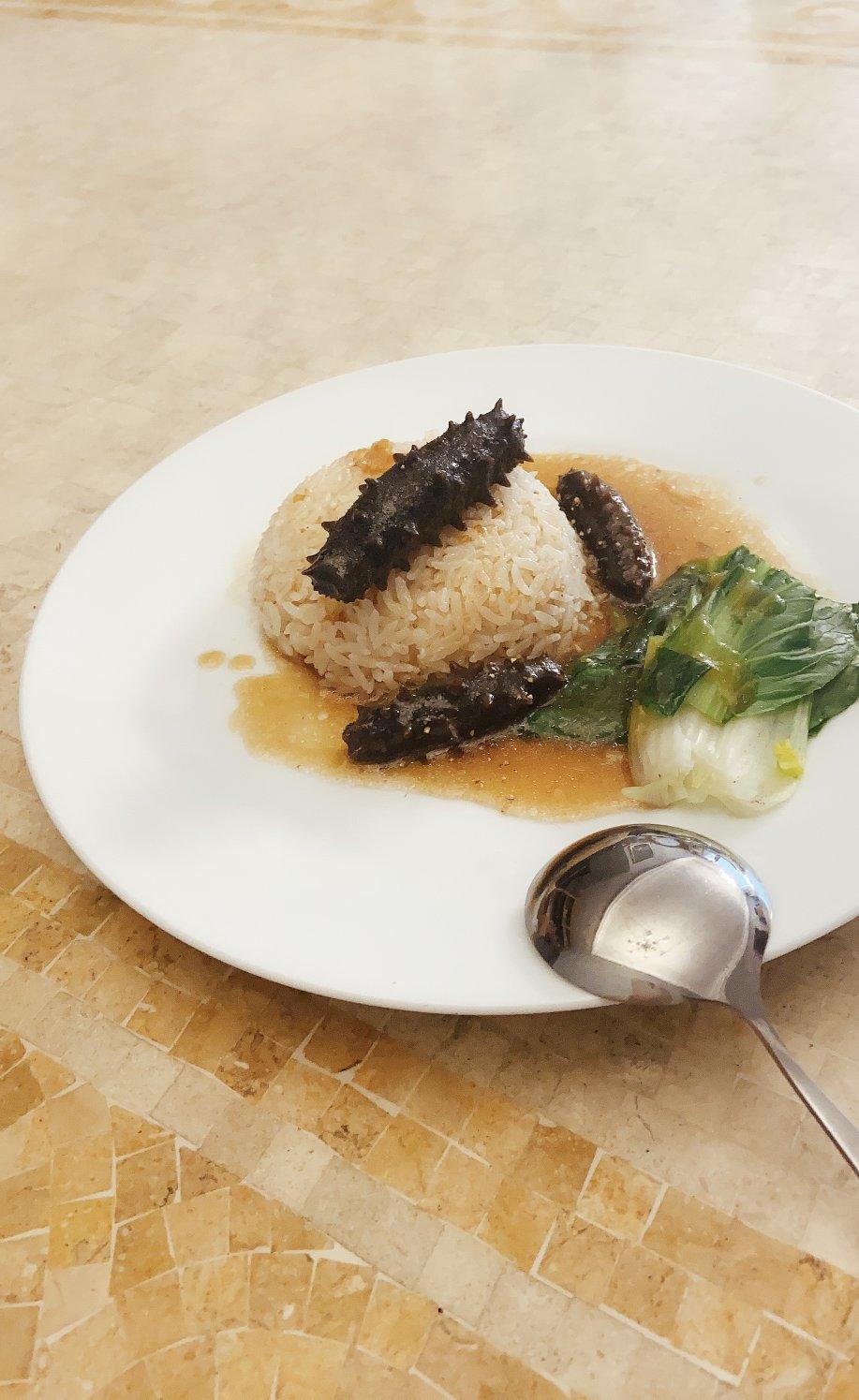 简单的海参捞饭