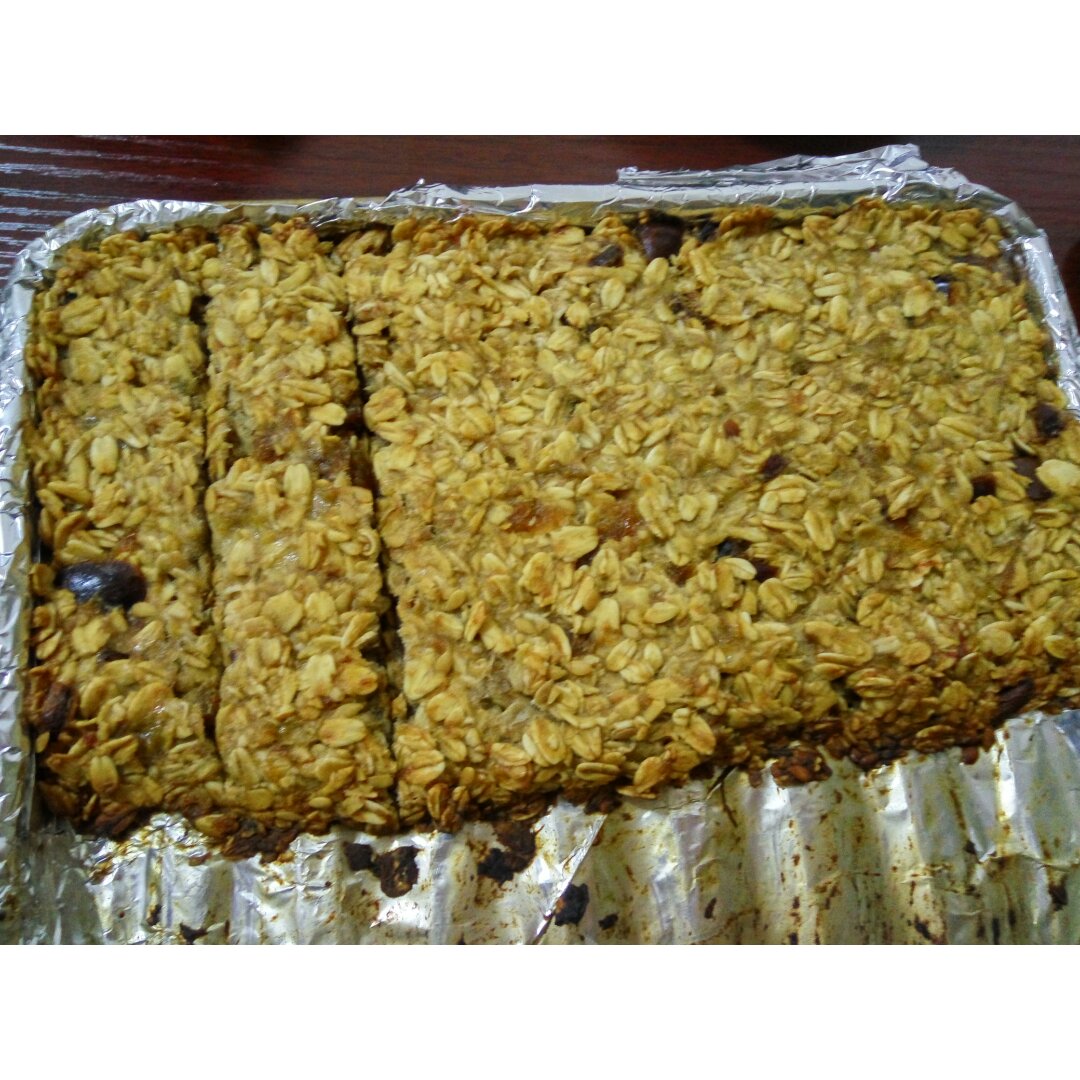 【健身零食】无油纯素燕麦香蕉能量棒（减脂适用）