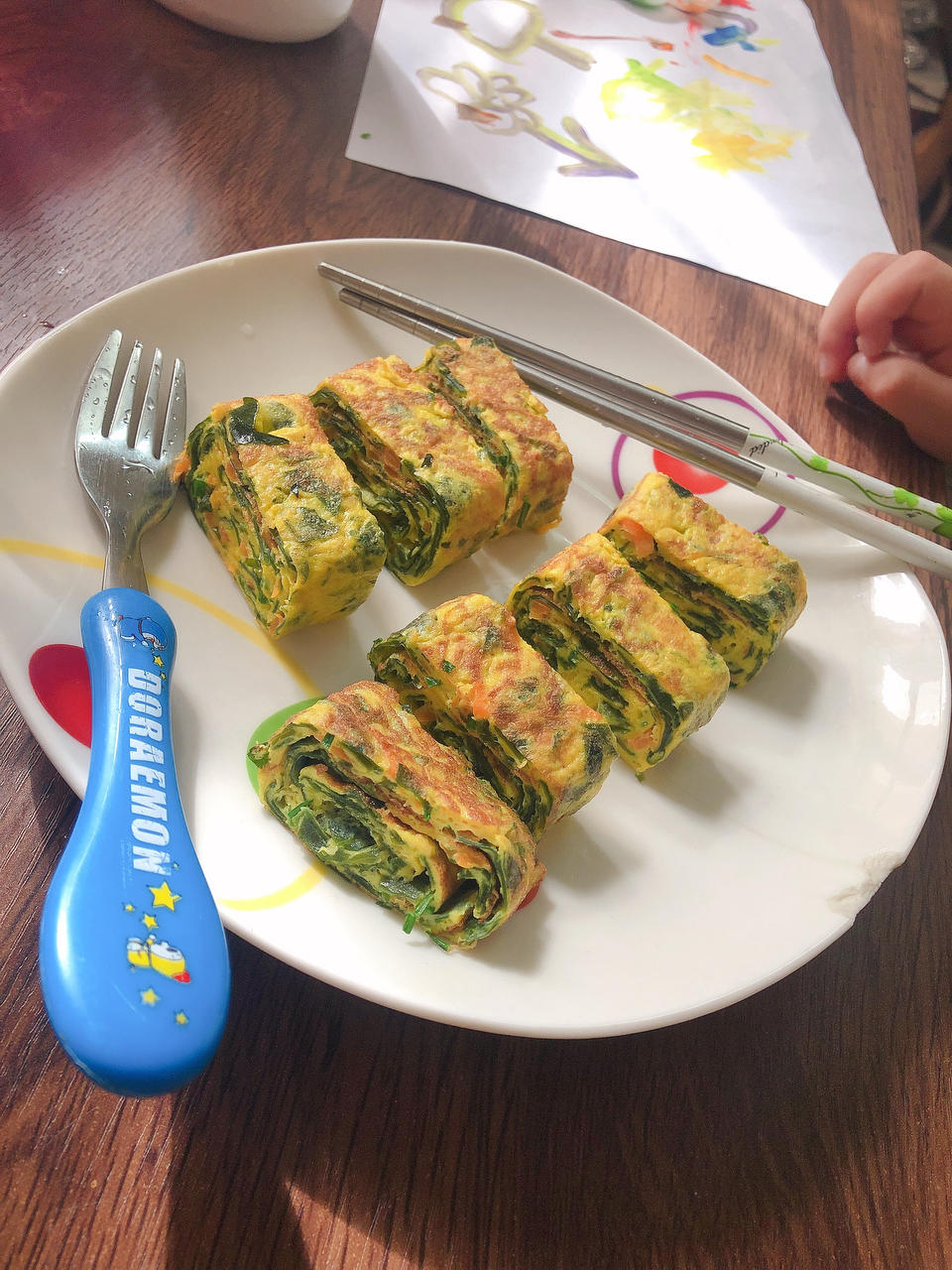 裙带菜厚蛋烧【宝宝辅食】