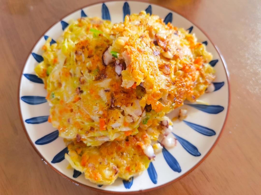 家常韩式鱿鱼饼