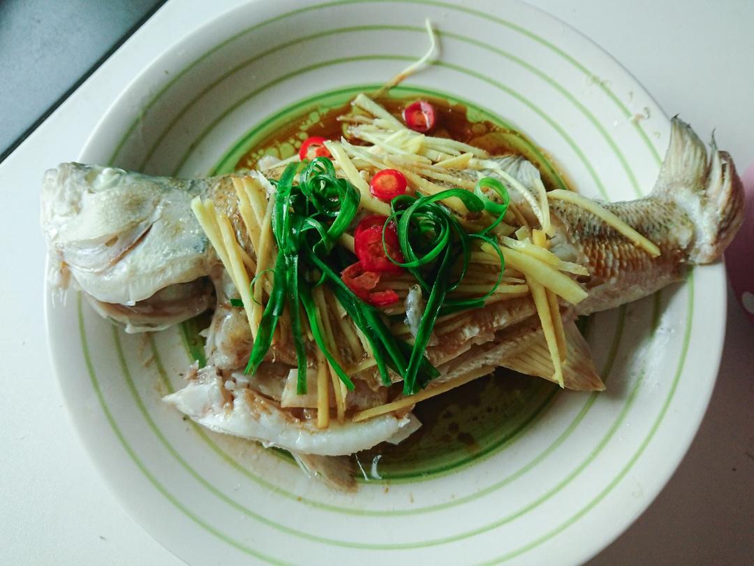 超入味清蒸鱼～清蒸鲈鱼桂花鱼（家常独创）