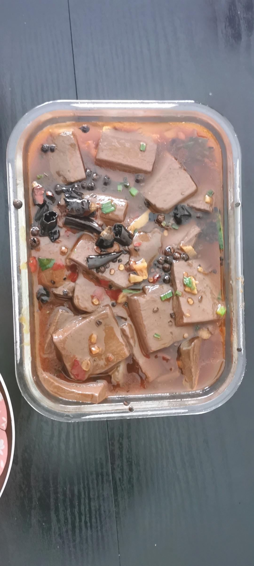 麻辣鸭血