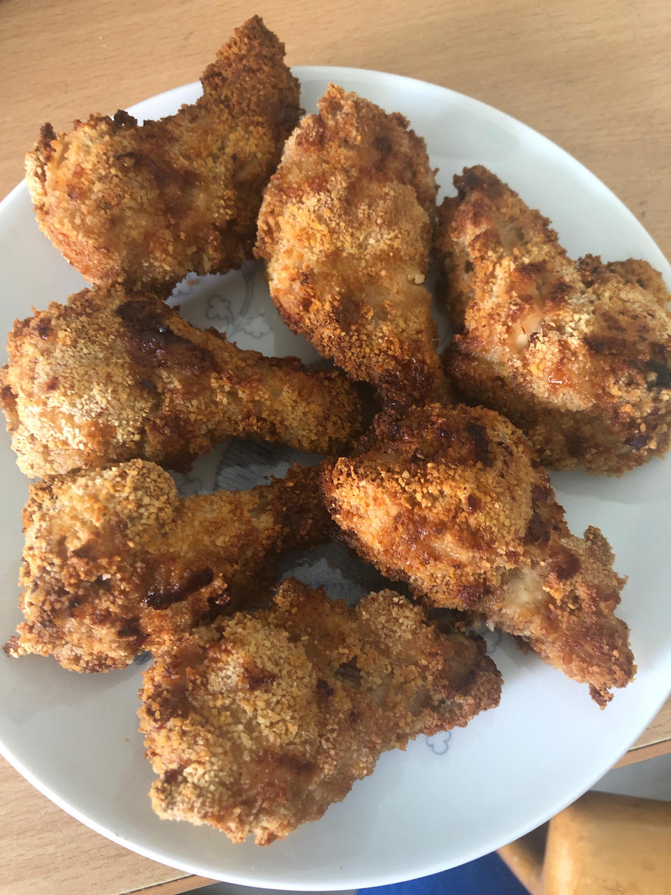 香艳蒜香炸鸡翅根（空气炸锅版）