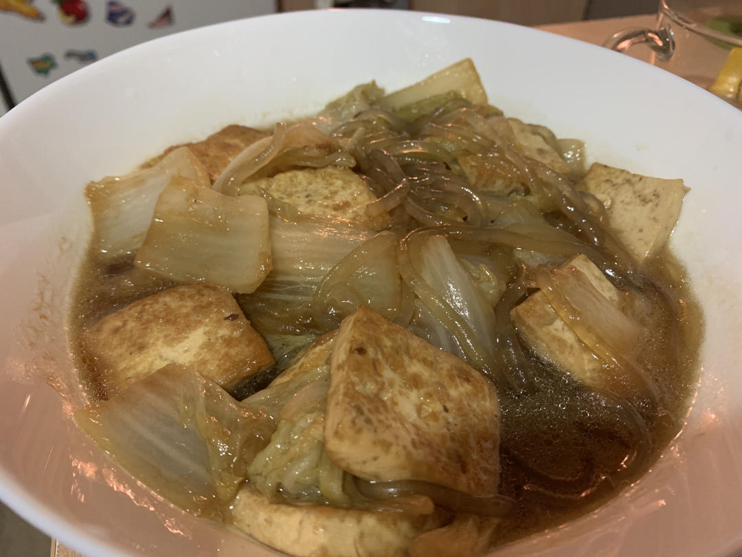 白菜豆腐炖粉条