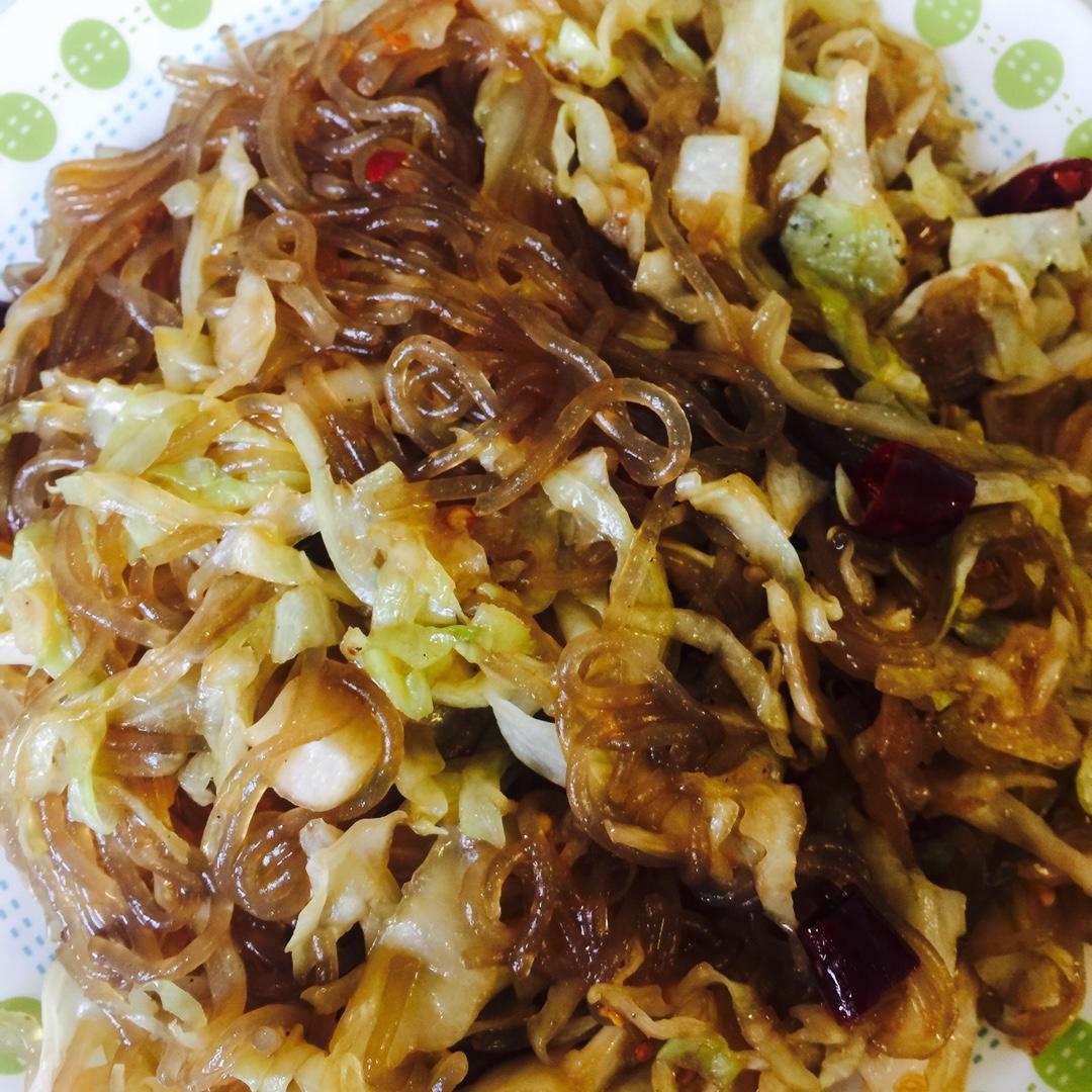 白菜炒粉丝