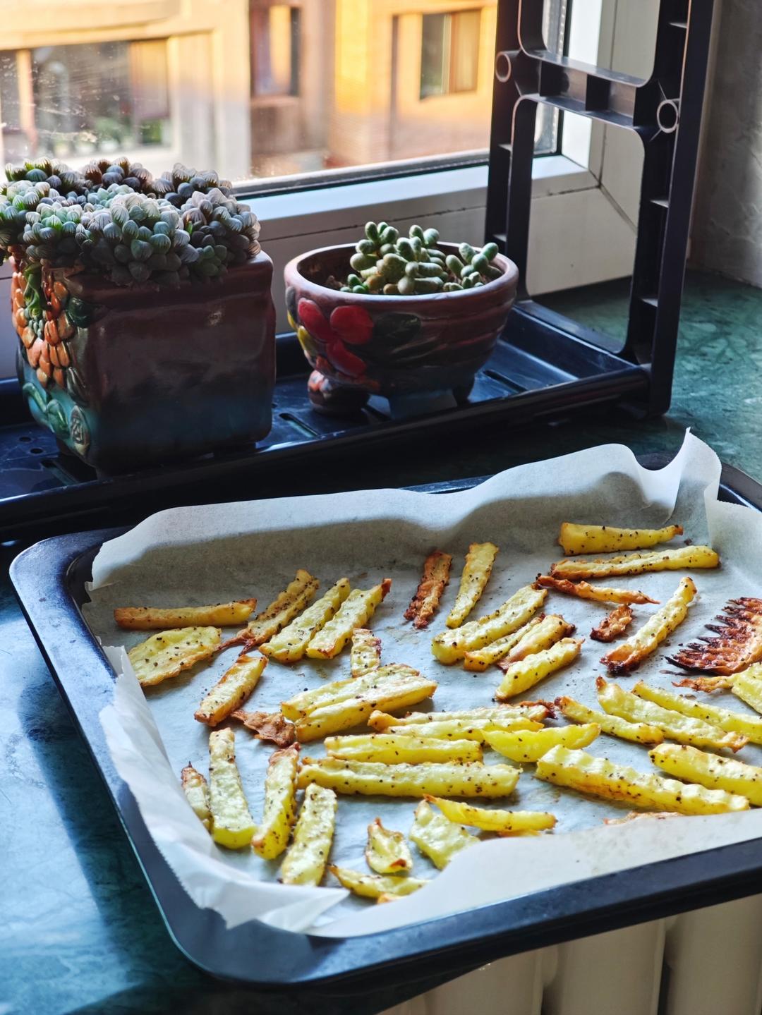 魔笛手烤薯条（烤箱版非油炸）