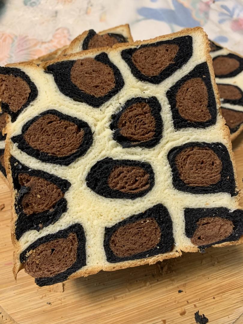 棉花糖豹纹吐司~田田版