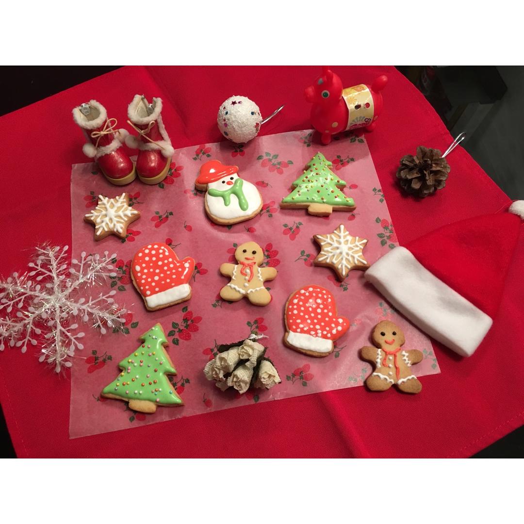 Royal Icing 皇室糖霜 圣诞饼干