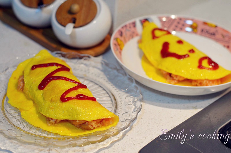 懒人蛋包饭（解决剩饭小妙招：D）