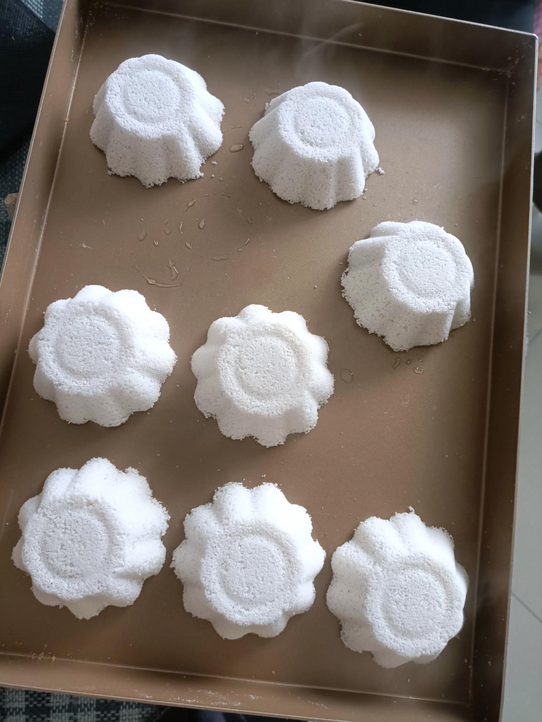 中式传统小方糕 松糕 米糕 蒸糕