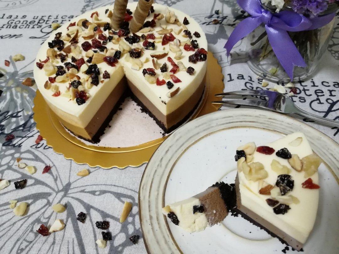 黑白巧克力慕斯蛋糕