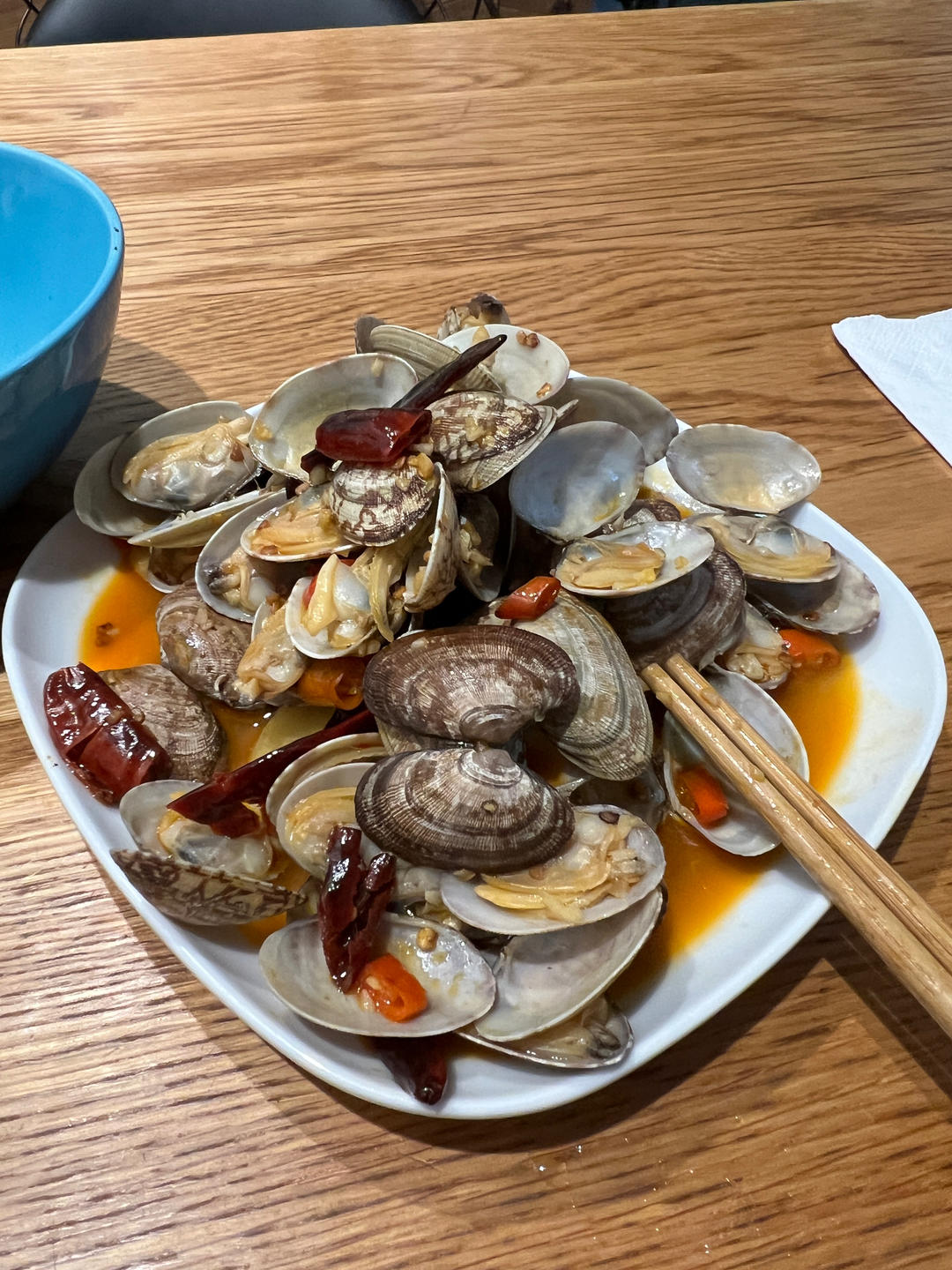 姥爷菜谱：好吃哭了的辣炒蛤蜊