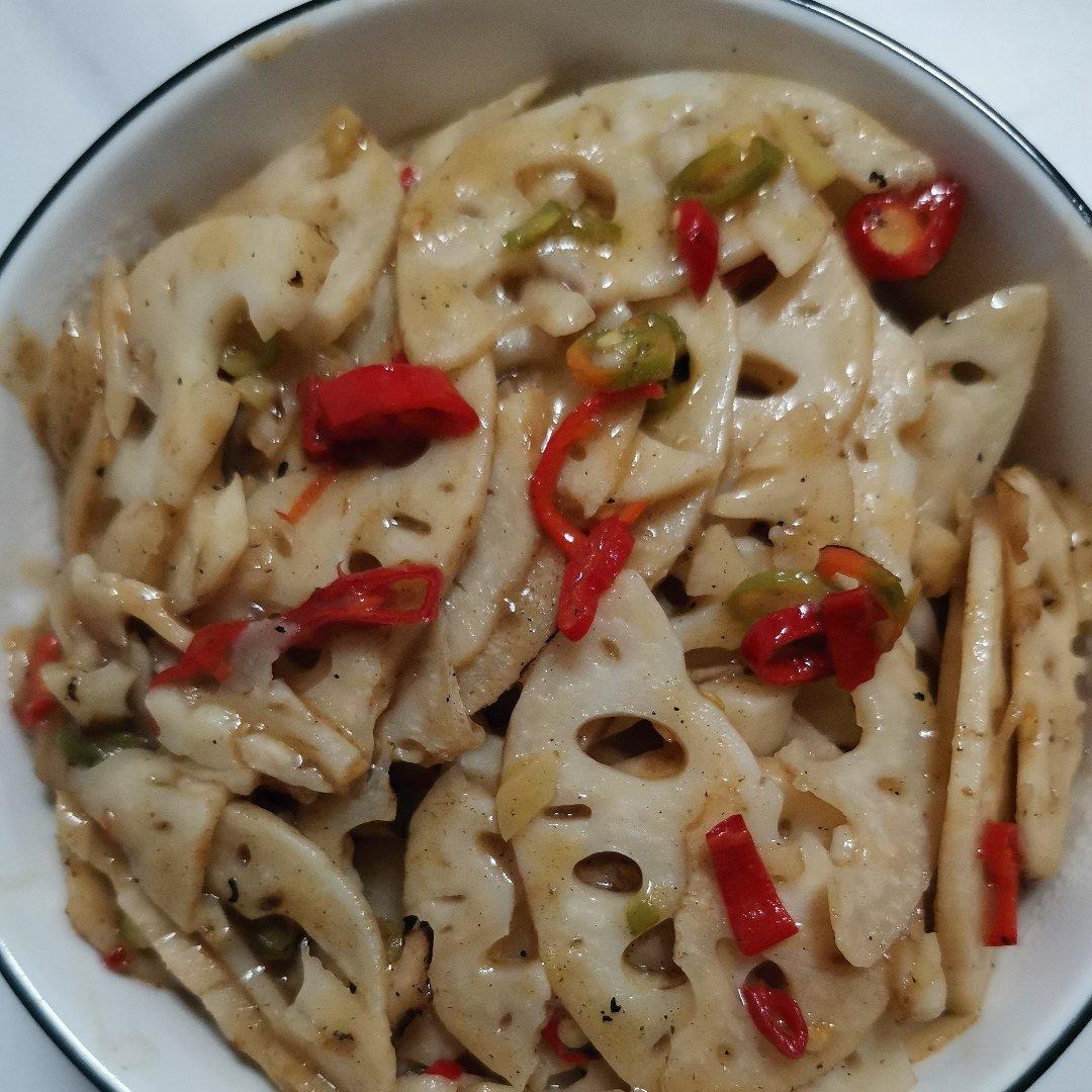 清炒藕片