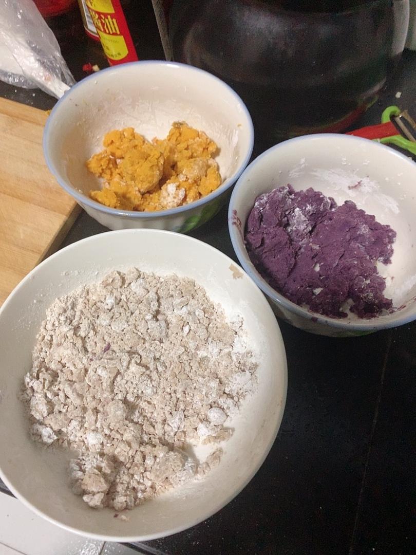 自制三色芋圆1⃣️（附上窍门详细比例）
