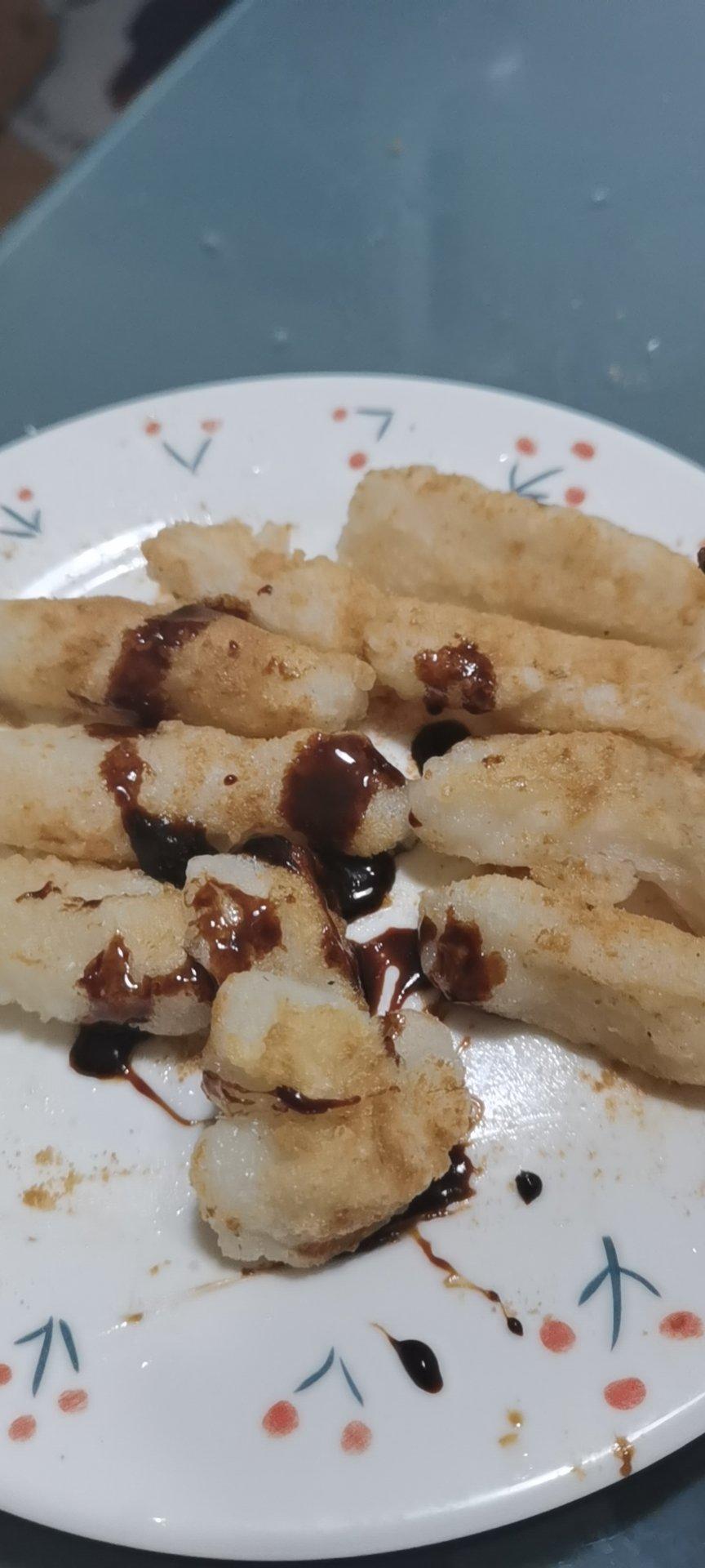 外脆里软❗️糯叽叽的红糖糍粑❗️巨好吃