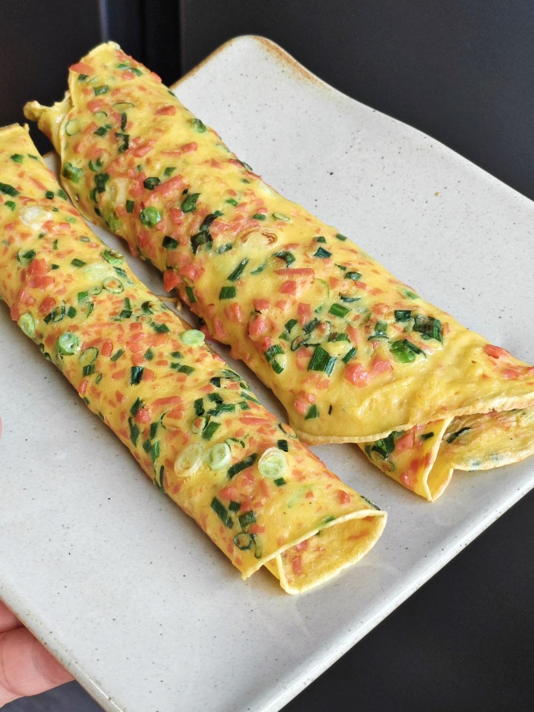 軟軟咸香雞蛋餅（超詳細）的做法 步驟17