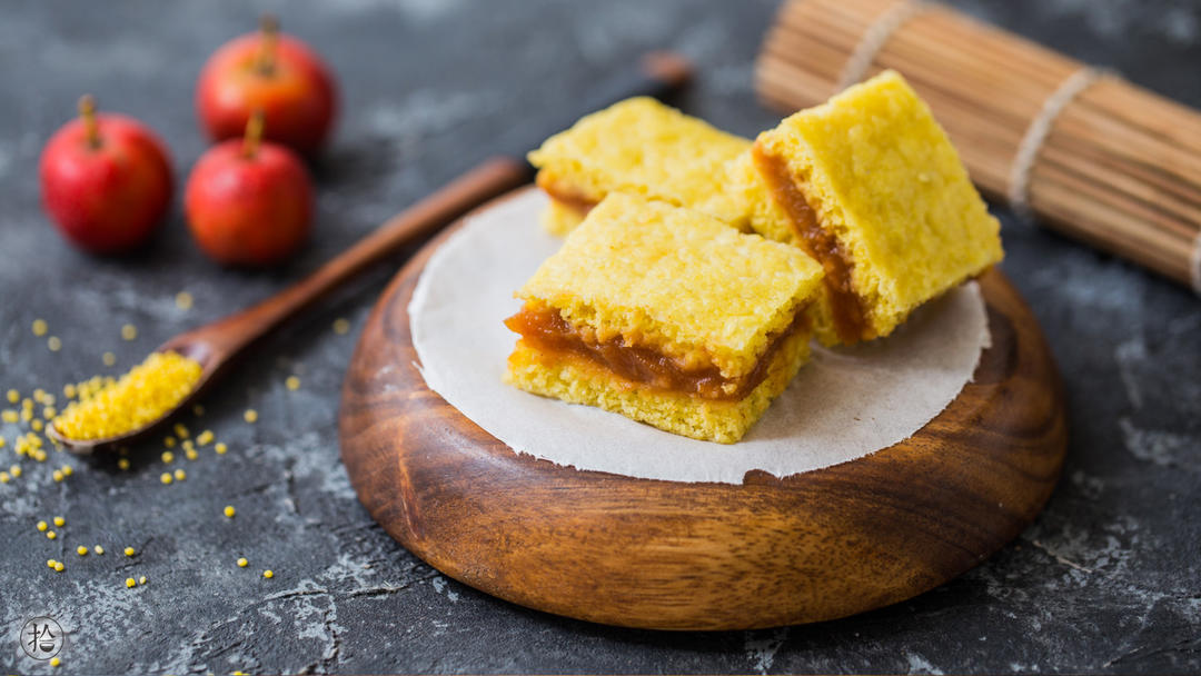 小米夹心糕的做法