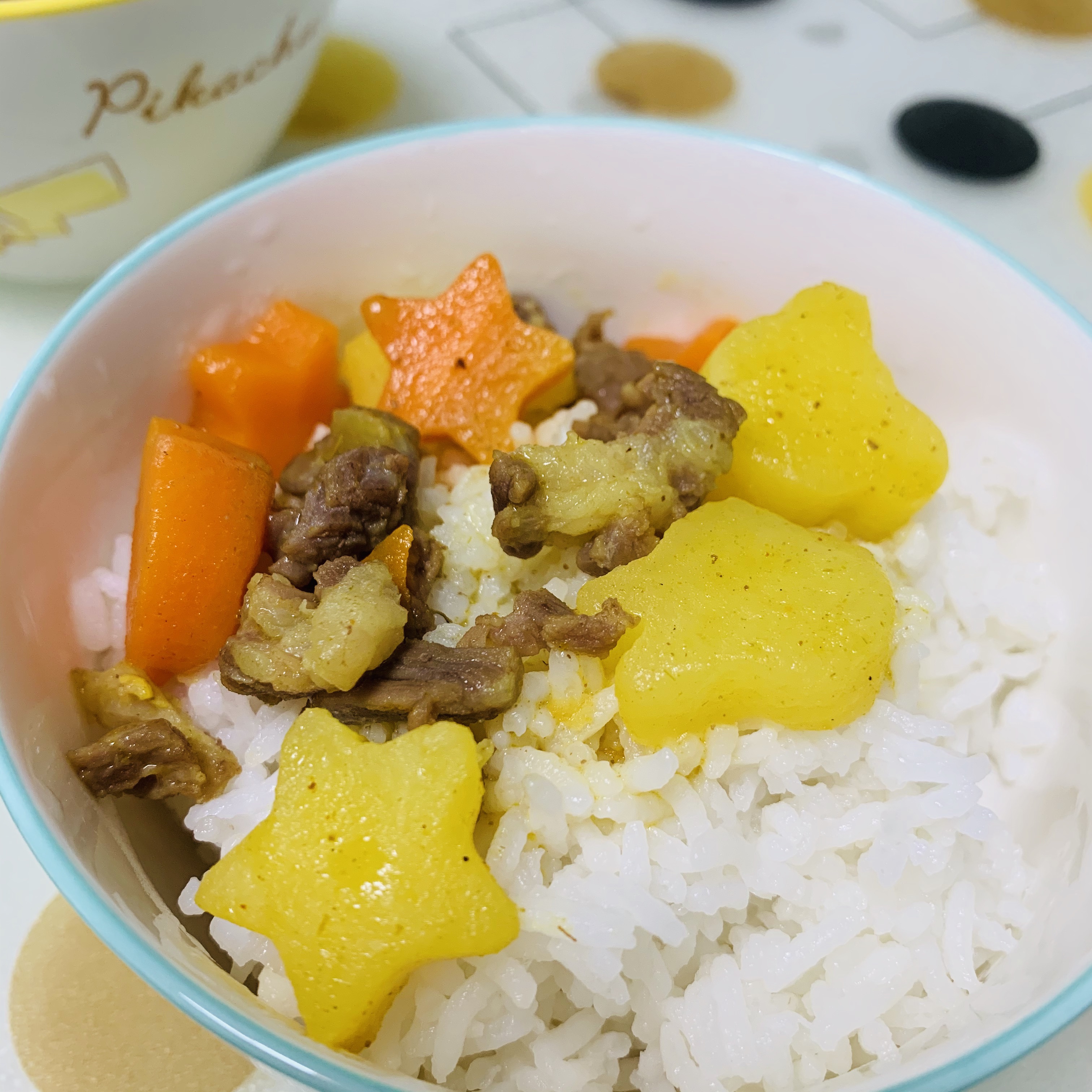 咖喱牛肉炒土豆萝卜的做法 步骤11