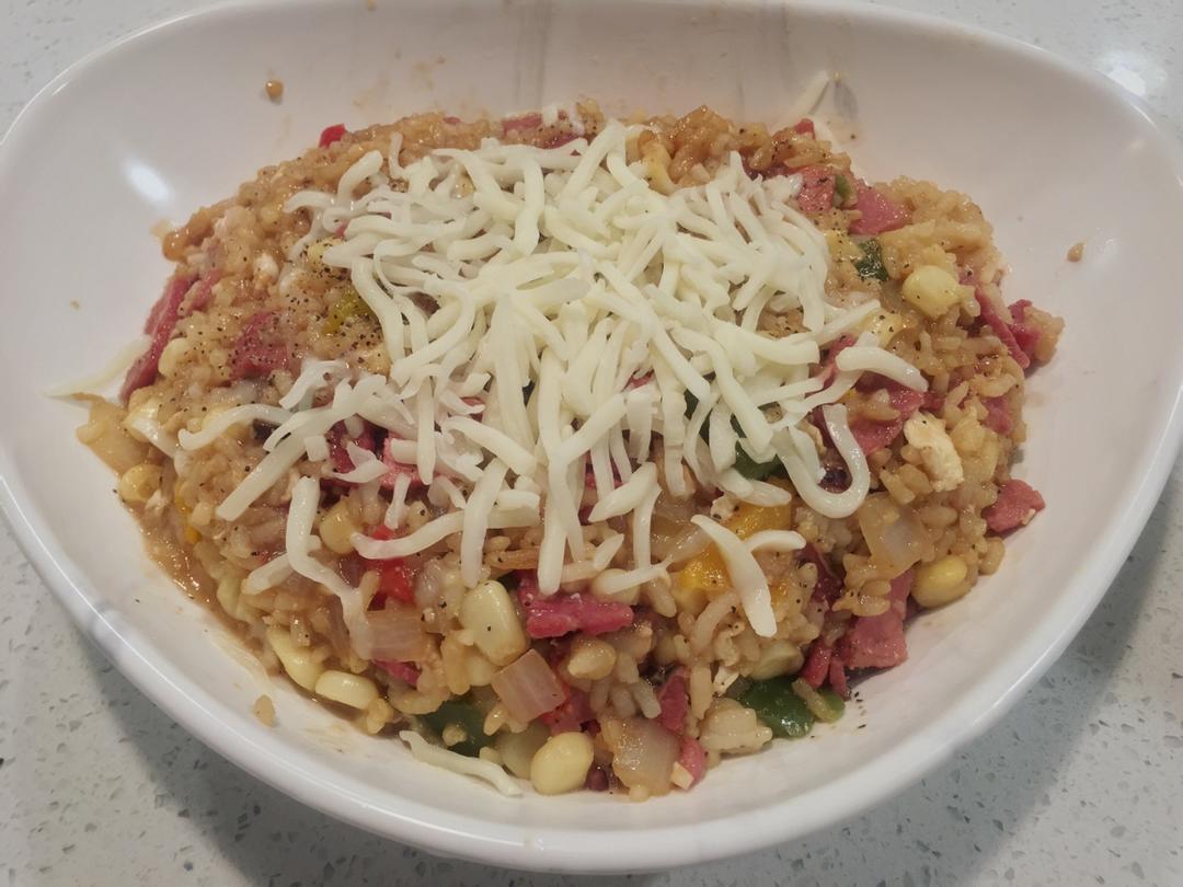 日式肥牛玉米炒饭