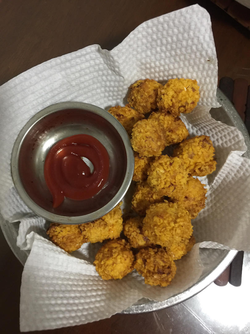 健康无油空气炸锅版鸡米花