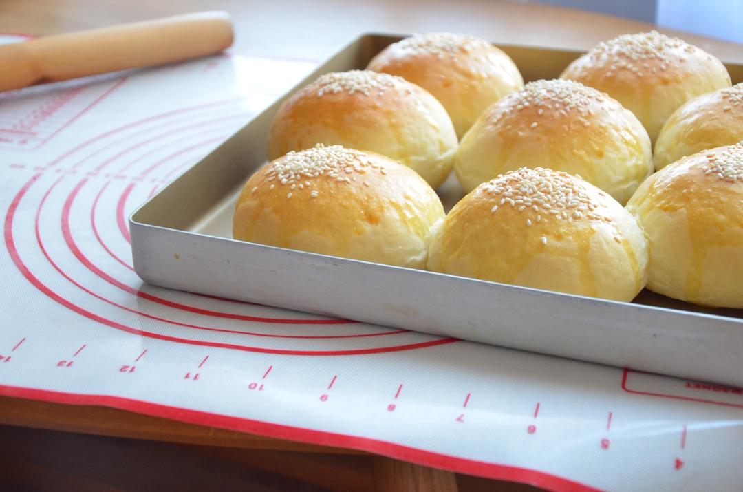 奶黄小餐包-一次发酵超好吃（附快手奶黄馅制作方法）