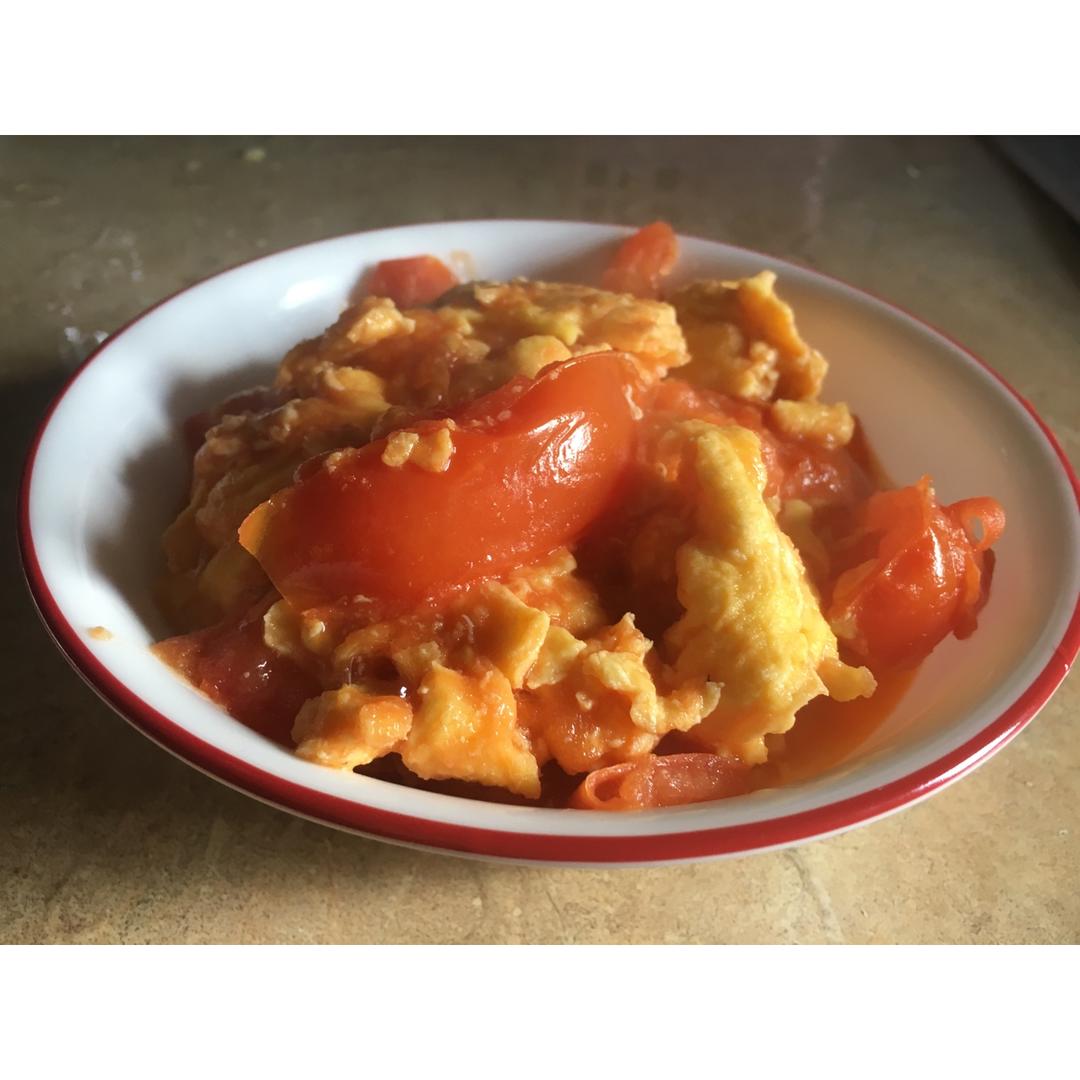 鸡蛋炒西红柿i