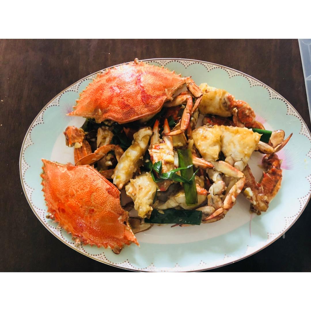 葱姜炒蟹 Fried Crabs