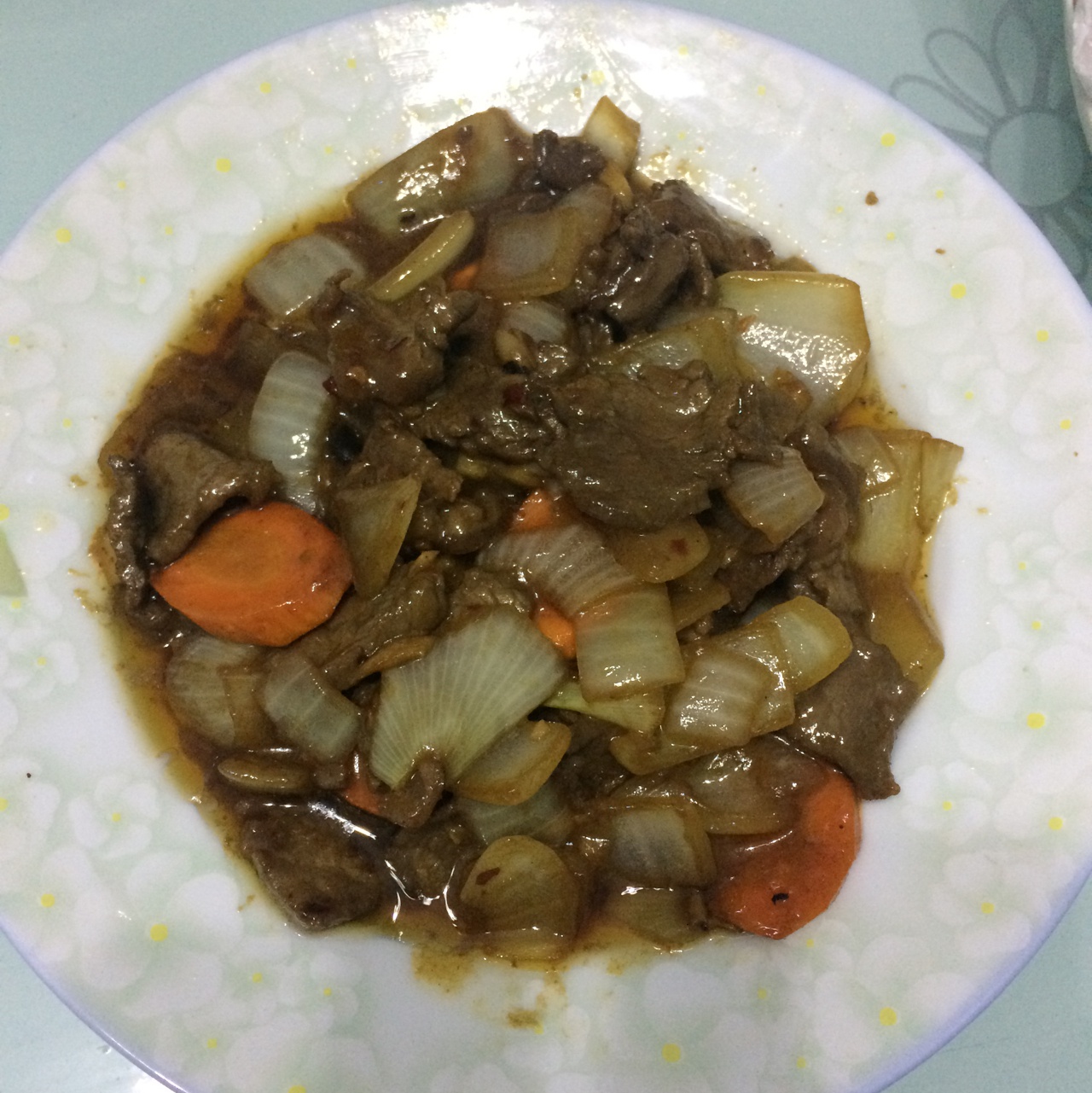 洋葱炒牛肉