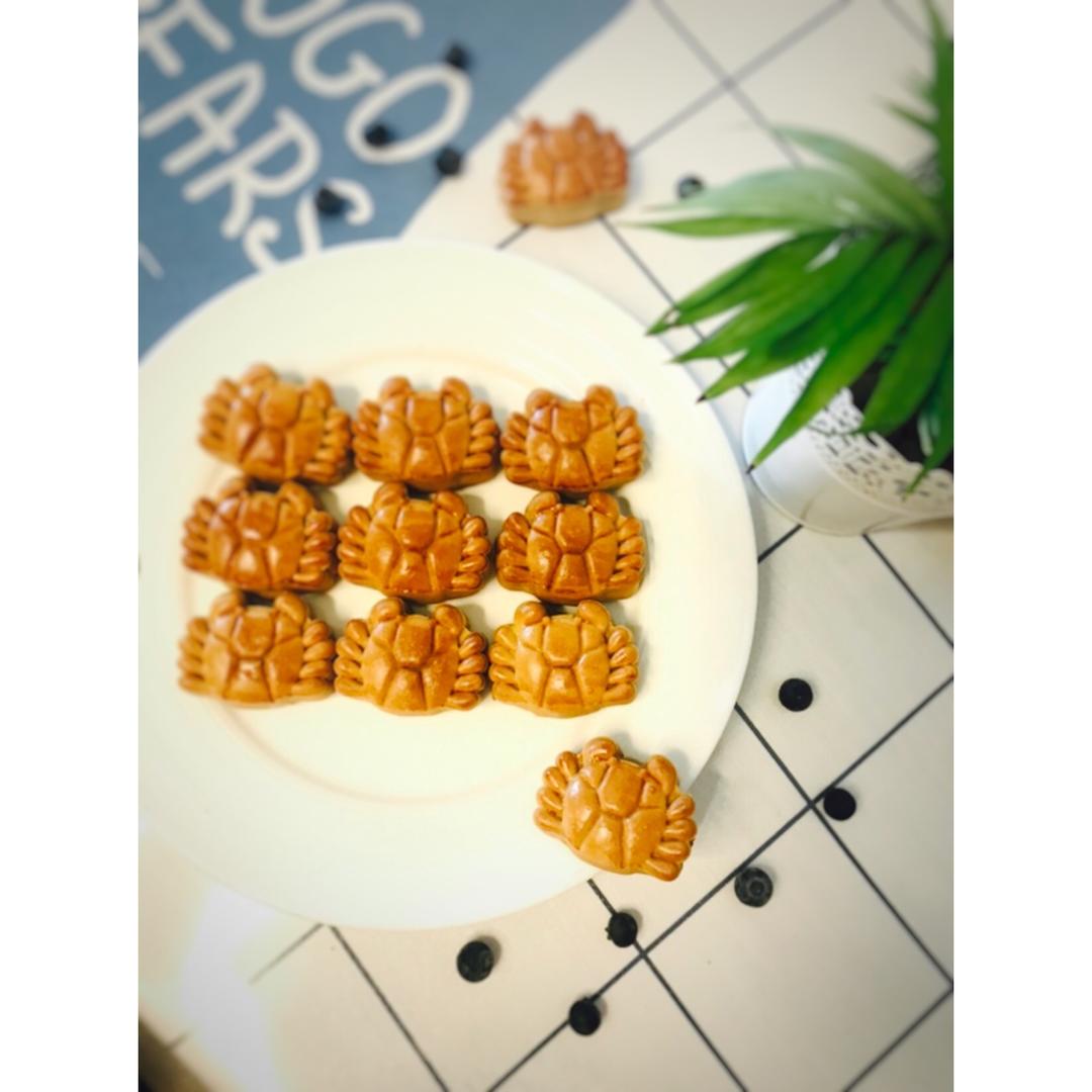 螃蟹趣味广式月饼