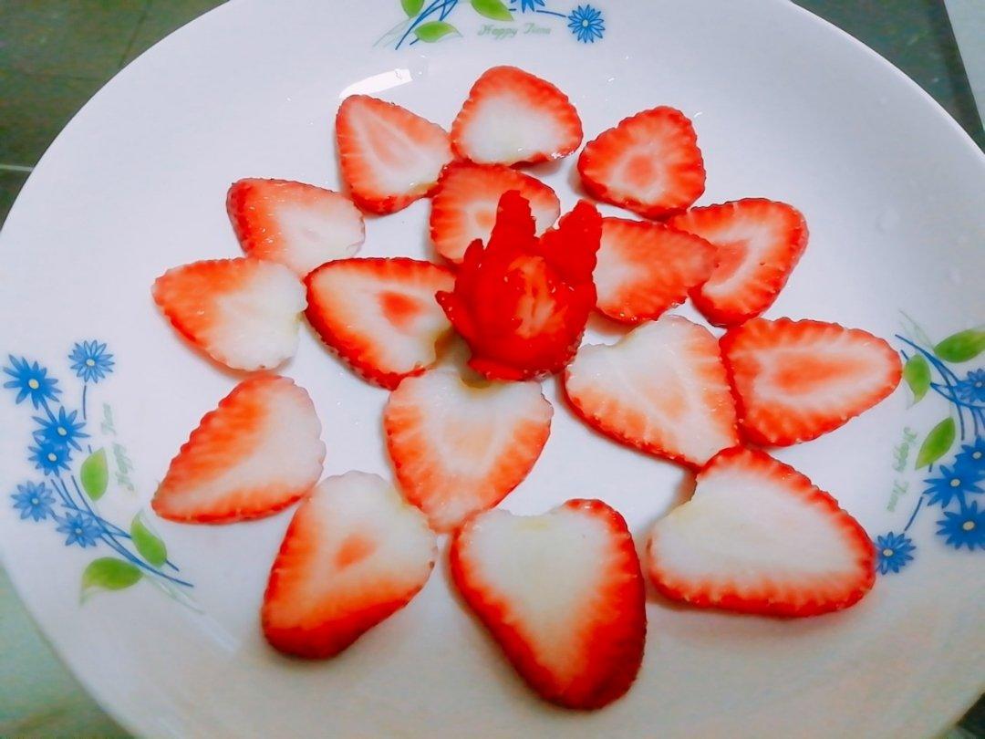 【草莓果盘-给冬天来点颜色】