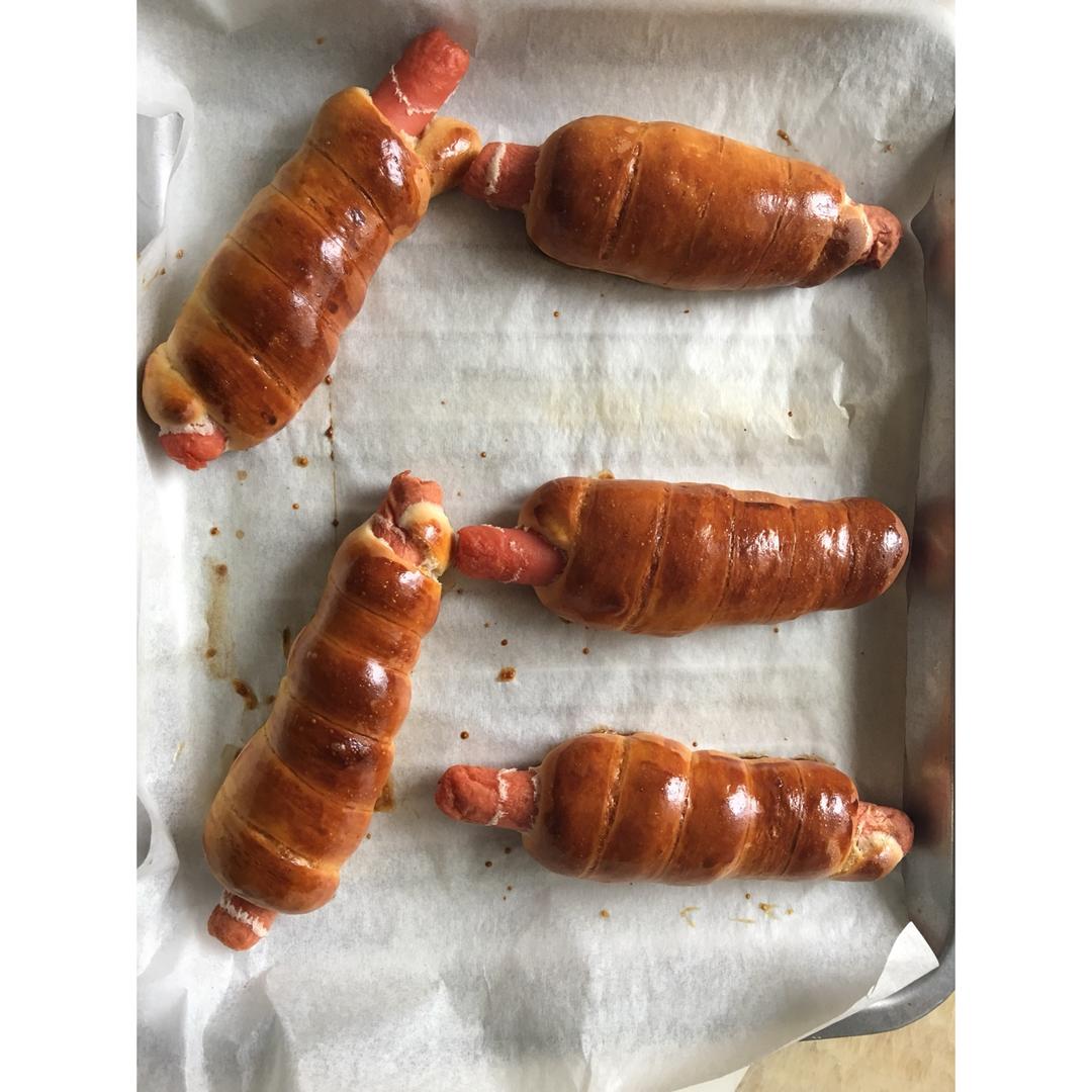 热狗面包卷