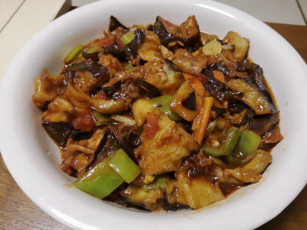 河南老李做的家常烧茄子(比较简单)