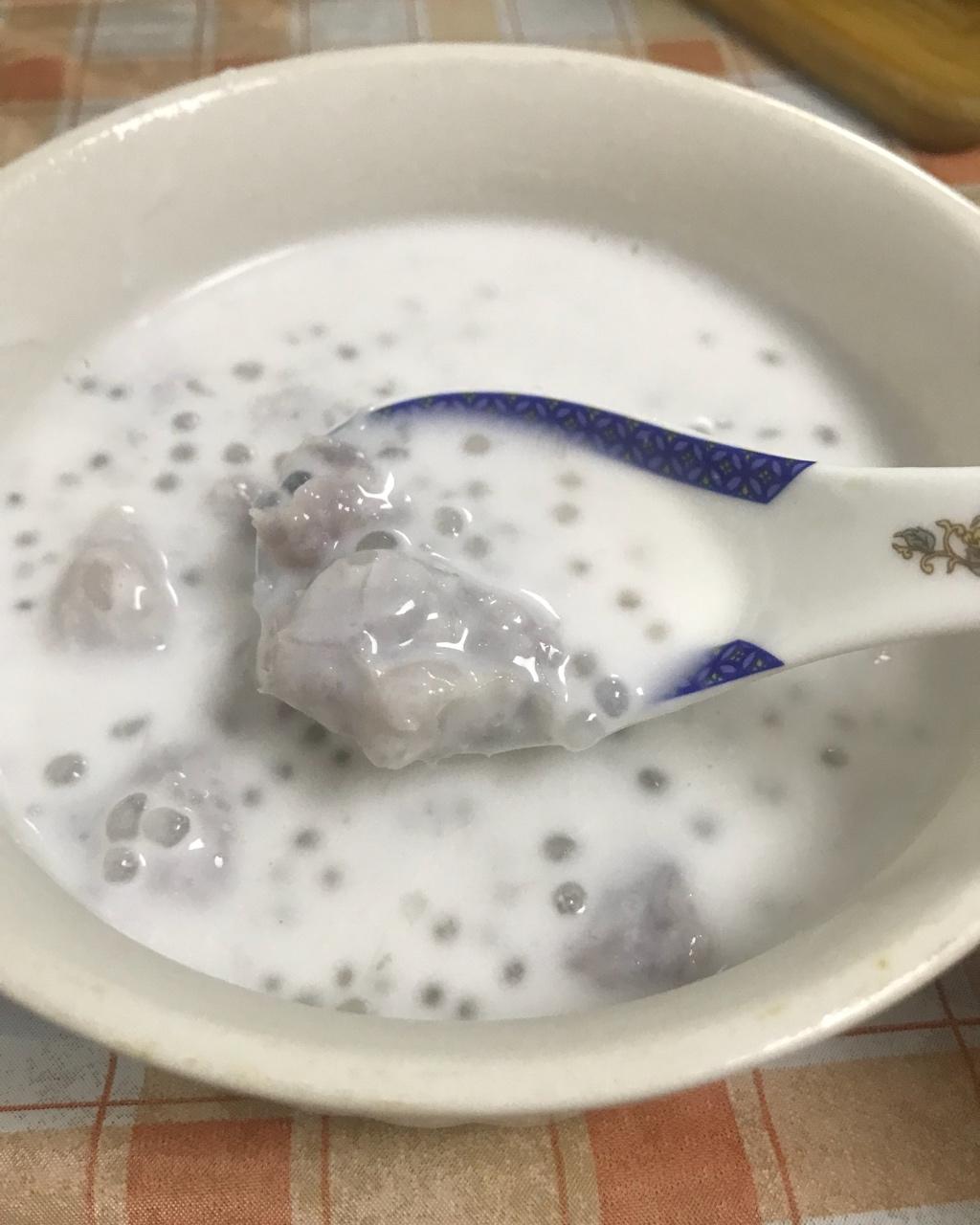 香芋椰汁西米露