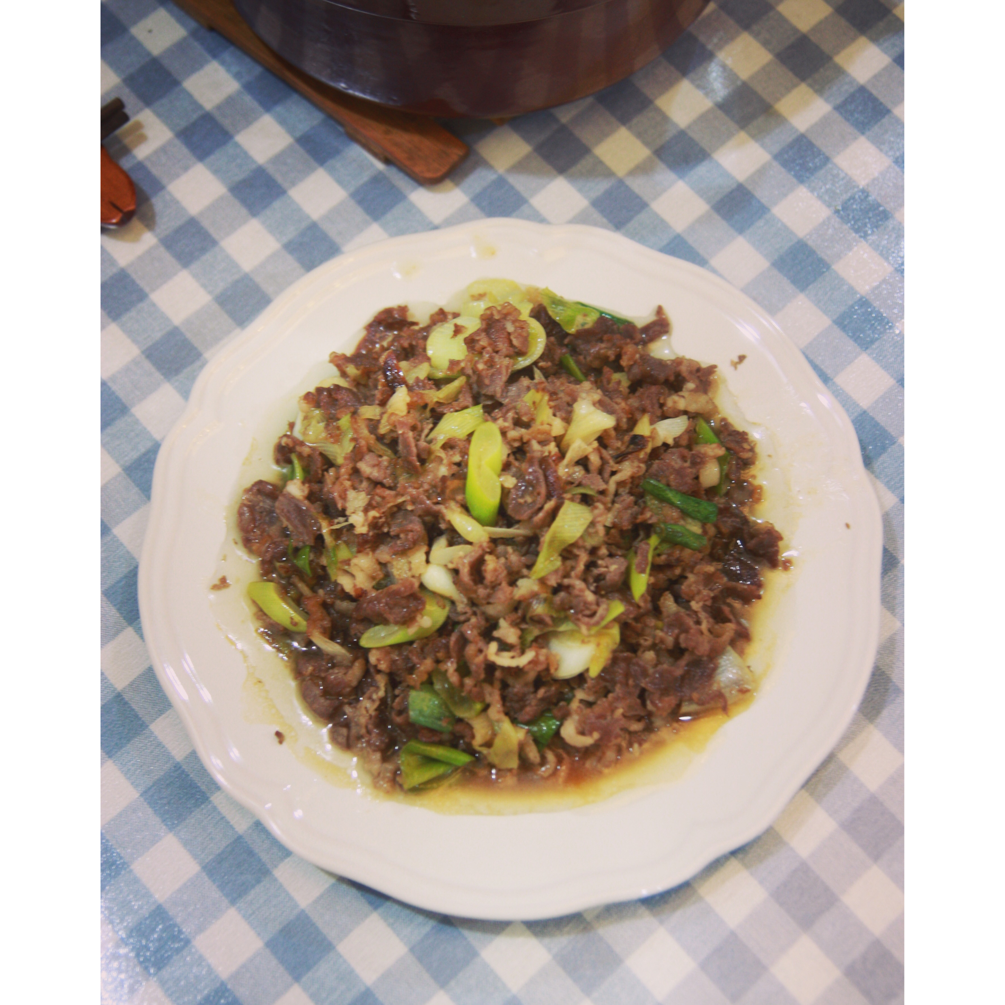 葱爆羊肉