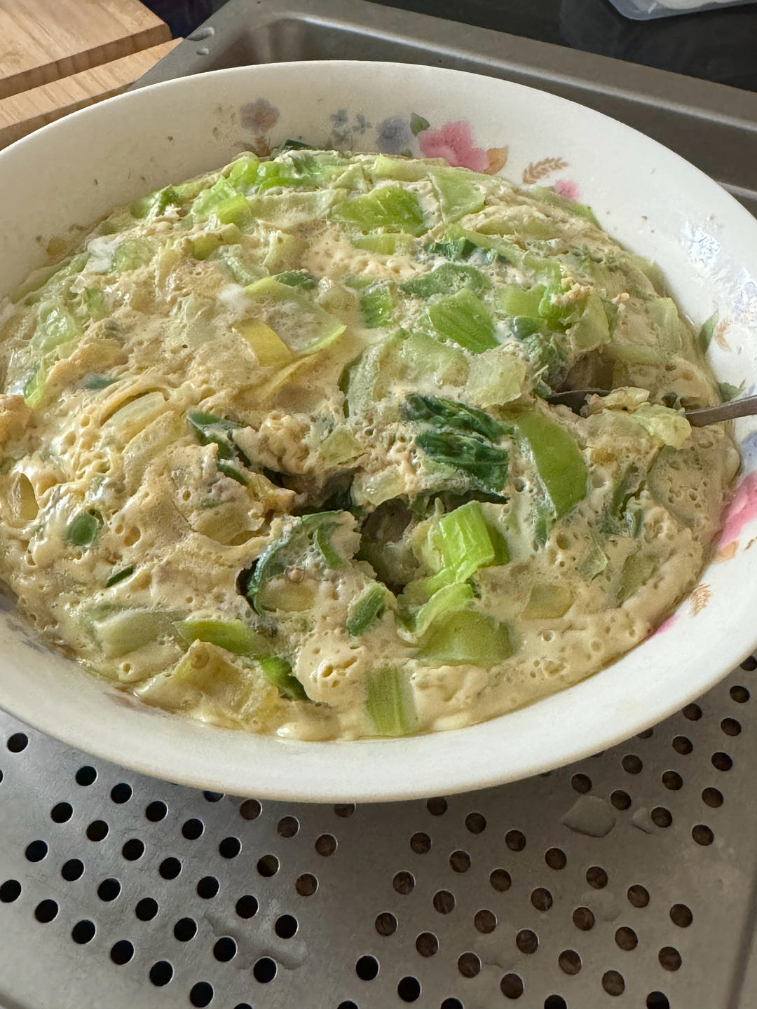 虾酱蒸鸡蛋糕