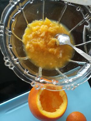 纯橙汁果冻的做法 步骤4