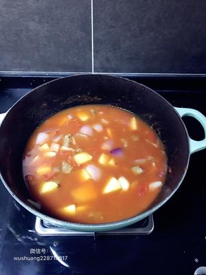 快手番茄土豆炖牛肉（铸铁锅版）的做法 步骤7