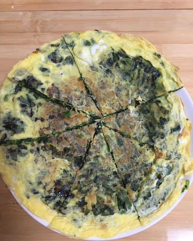 低脂菠菜蛋饼