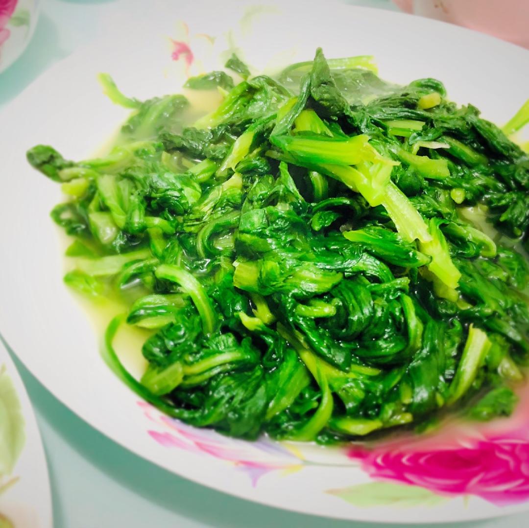 清炒茼蒿