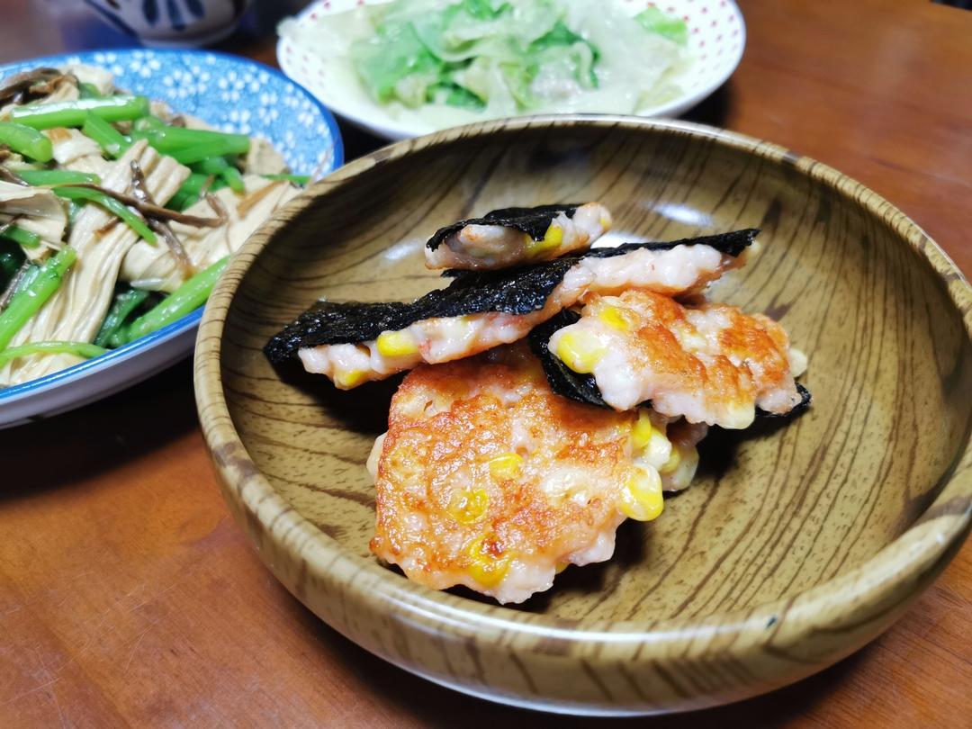 小孩解馋鸡胸肉蔬菜饼