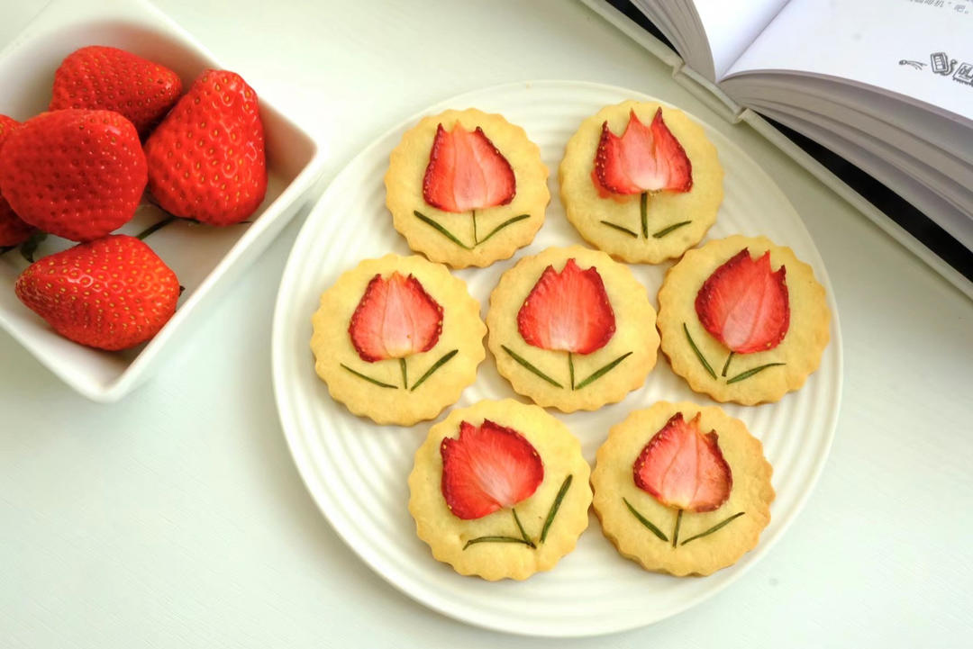 治愈系郁金香🌷曲奇饼干丨颜值与味蕾并存